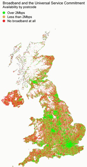uk broadband notspots 2010